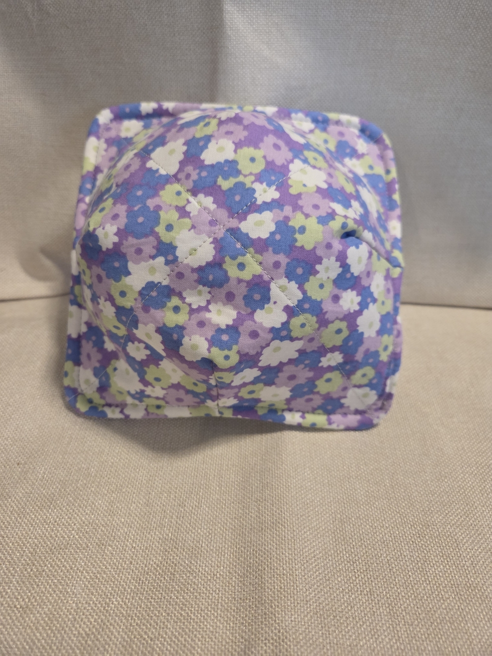 Bowl Cozies Set Of 2 Floral Purple